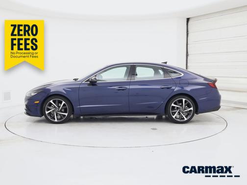 Blue 2021 Hyundai SONATA SEL Plus