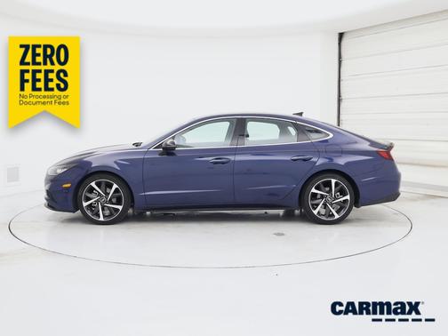Blue 2021 Hyundai SONATA SEL Plus