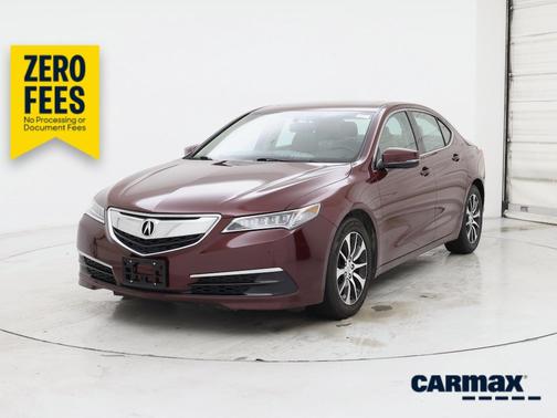 Burgundy 2015 Acura TLX
