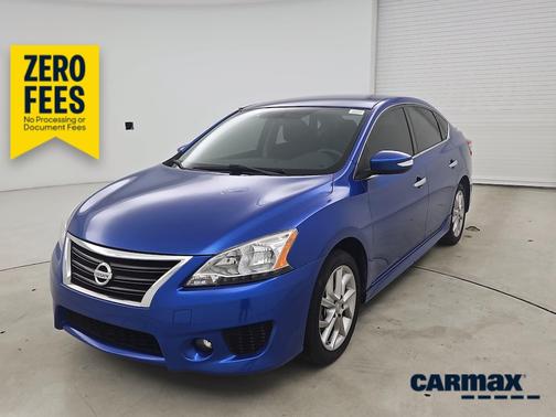 Blue 2015 Nissan Sentra SR