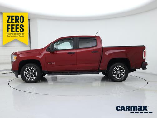 Red 2021 GMC Canyon AT4