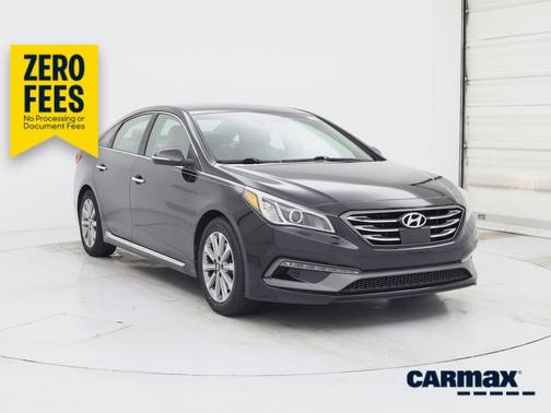 Black 2017 Hyundai SONATA Limited