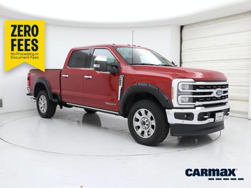 Red 2024 Ford F-250 King Ranch