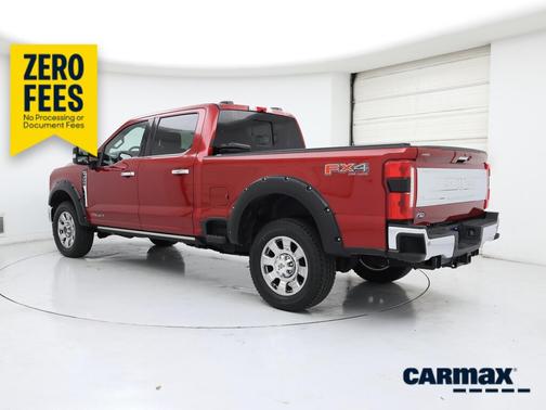 Red 2024 Ford F-250 King Ranch