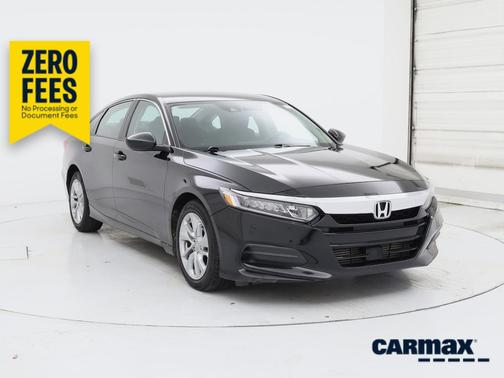 Black 2018 Honda Accord LX