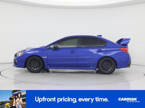 Blue 2017 Subaru WRX STI