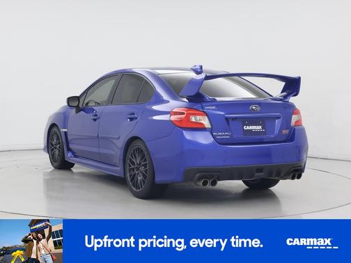 Blue 2017 Subaru WRX STI