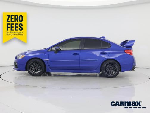 Blue 2017 Subaru WRX STI