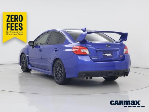 Blue 2017 Subaru WRX STI