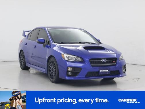 Blue 2017 Subaru WRX STI
