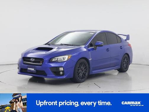 Blue 2017 Subaru WRX STI