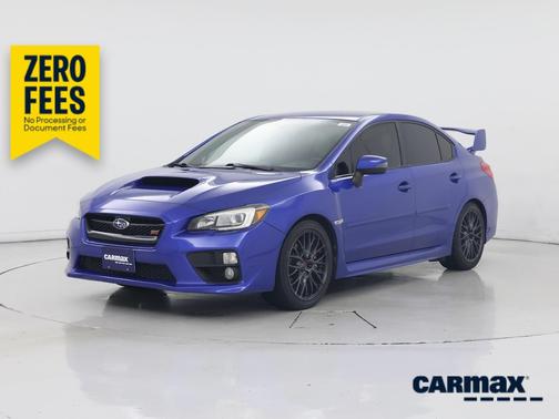 Blue 2017 Subaru WRX STI