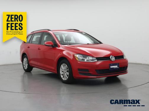 Red 2016 Volkswagen Golf S