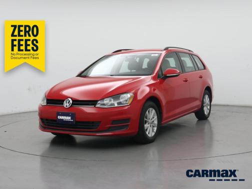 Red 2016 Volkswagen Golf S