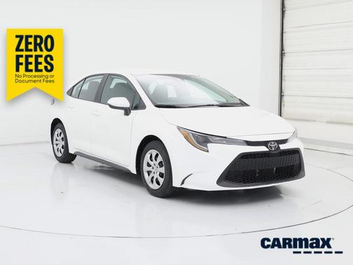 White 2022 Toyota Corolla LE