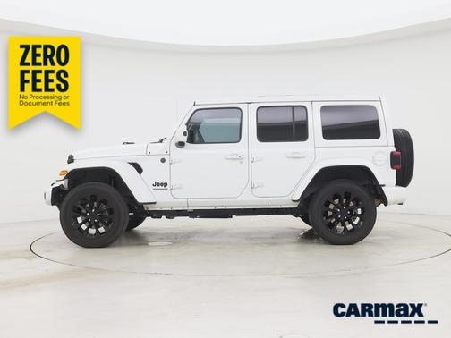 White 2021 Jeep Wrangler Unlimited Sahara High Altitude