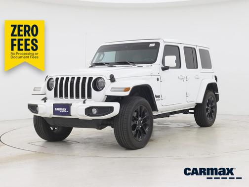 White 2021 Jeep Wrangler Unlimited Sahara High Altitude