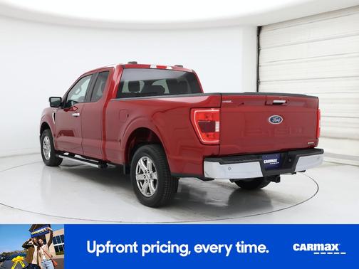 Red 2021 Ford F-150 XLT