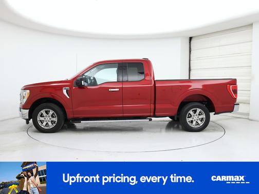 Red 2021 Ford F-150 XLT