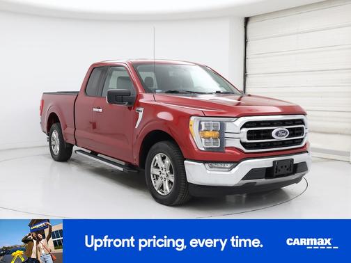 Red 2021 Ford F-150 XLT