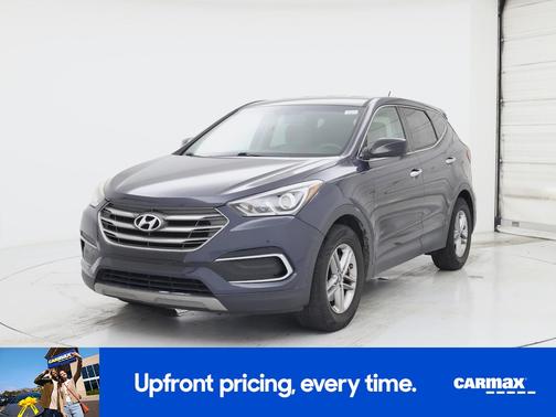 Blue 2018 Hyundai Santa Fe Sport