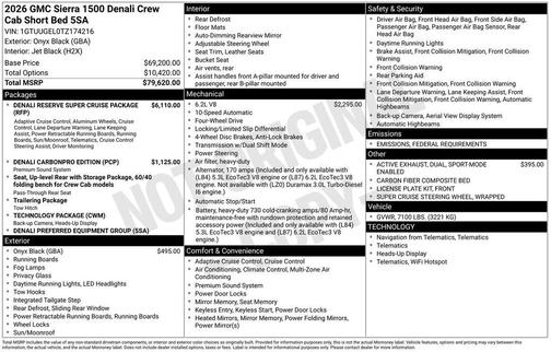 2026 GMC Sierra 1500 Denali