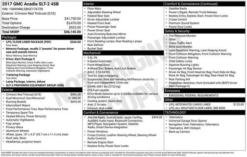 2017 GMC Acadia SLT-2