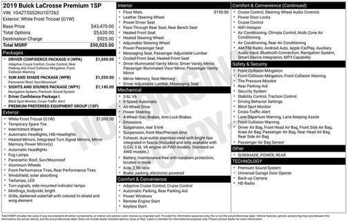 2019 Buick LaCrosse Premium