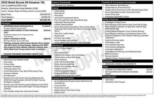 2023 Buick Encore GX Essence