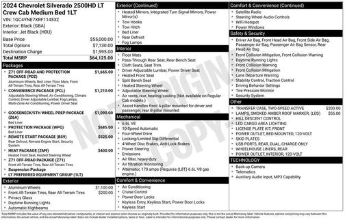2024 Chevrolet Silverado 2500 LT
