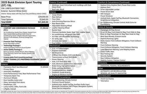 2025 Buick Envision Sport Touring AWD