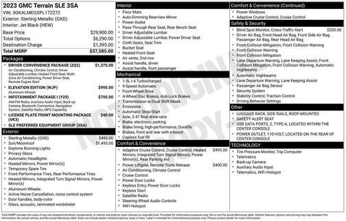 2023 GMC Terrain SLE