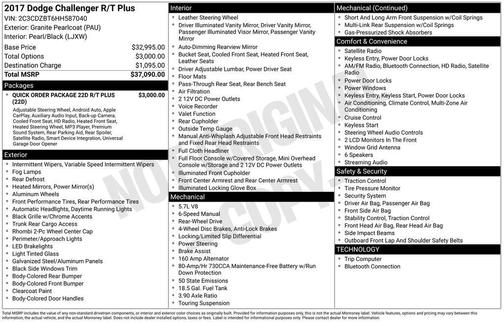 2017 Dodge Challenger R/T