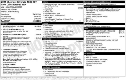 2021 Chevrolet Silverado 1500 RST