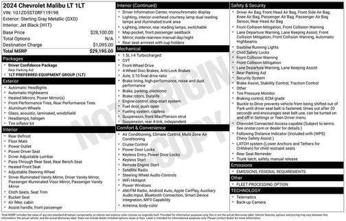 2024 Chevrolet Malibu FWD 1LT