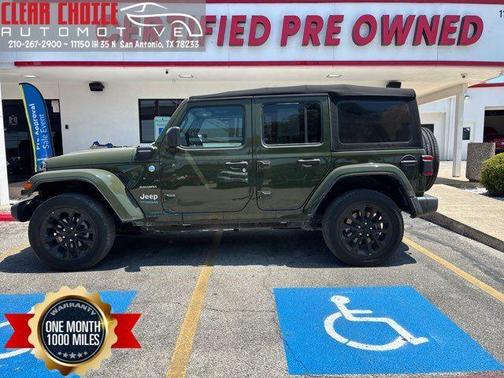 Sarge Green 2021 Jeep Wrangler Unlimited 4xe Sahara
