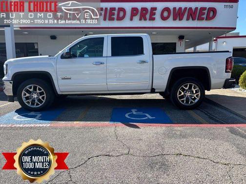 Summit White 2018 GMC Sierra 1500 SLT