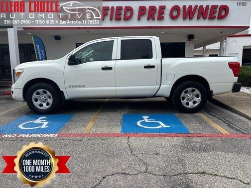 Glacier White 2021 Nissan Titan S