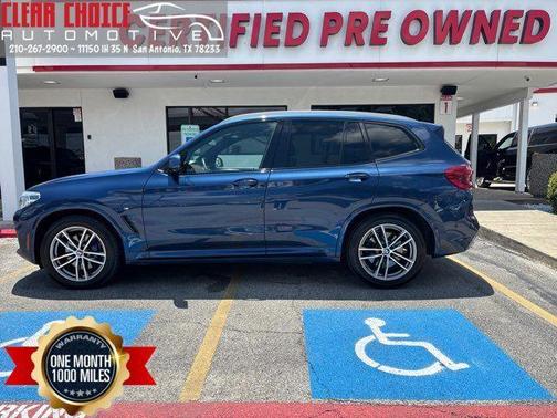 Phytonic Blue Metallic 2019 BMW X3 xDrive30i