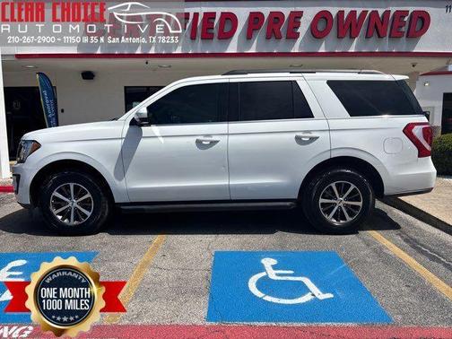 White Platinum Tri-Coat Metallic 2019 Ford Expedition XLT