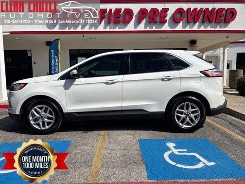 Star White 2021 Ford Edge SEL