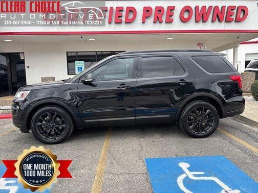 Agate Black 2019 Ford Explorer XLT