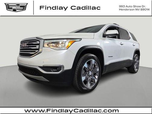 White Frost Tricoat 2019 GMC Acadia SLT-2