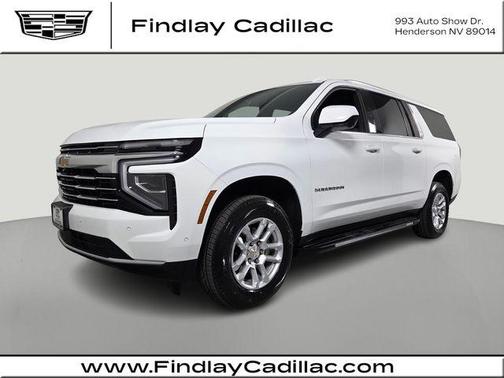 Summit White 2025 Chevrolet Suburban LT