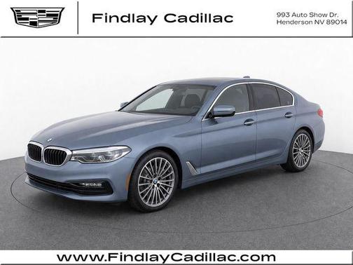 Bluestone Metallic 2017 BMW 540 540i