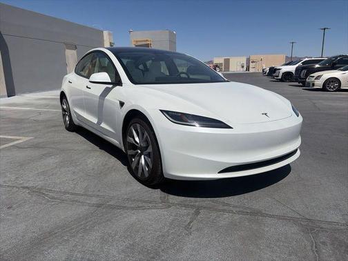 Pearl White Multi-Coat 2025 Tesla Model 3 Long Range