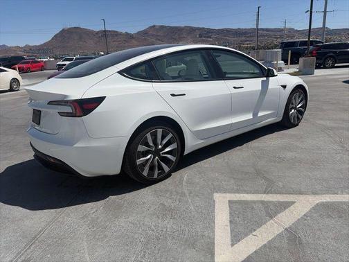 Pearl White Multi-Coat 2025 Tesla Model 3 Long Range