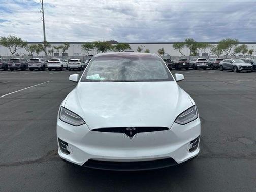 Pearl White Multi-Coat 2019 Tesla Model X Long Range