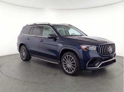 Lunar Blue Metallic 2021 Mercedes-Benz AMG GLS 63 Base