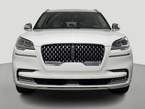 Pristine White Metallic Tri-Coat 2020 Lincoln Aviator Black Label AWD